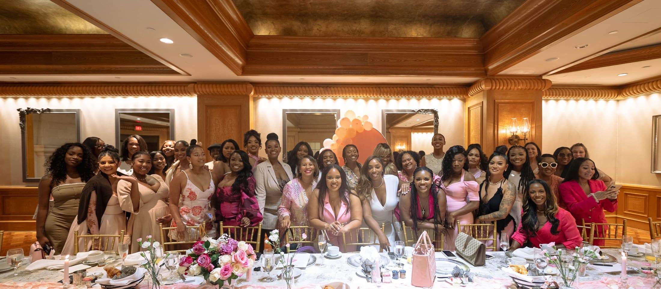 The Brunch Babez table at the Four Seasons Hotel Atlanta, September 2025.